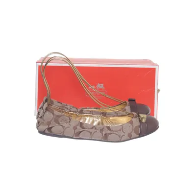Ballet flats (Brown, Gold) from Coach