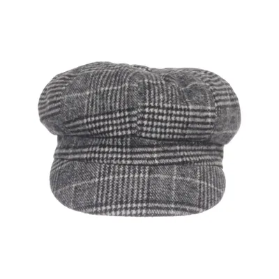 Newsboy cap (Grå, Svart, Vit) från Åhléns Bomull, Polyester