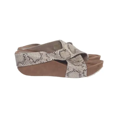 Sleehakken (Beige, Bruin) van Vivian Ray Leer