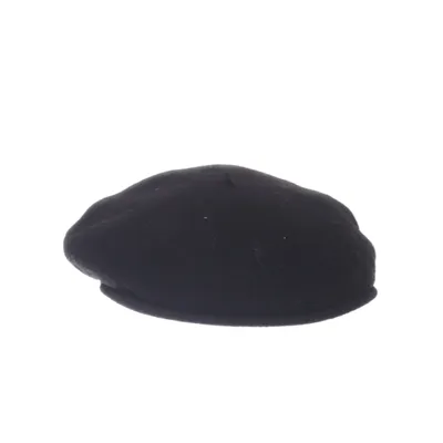 Platte pet (Zwart) van Kangol Wol