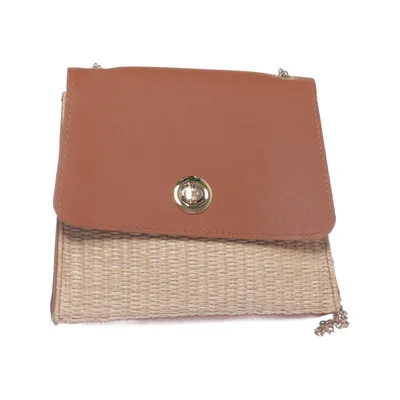 Sac à bandoulière (Marron, Beige) de My Little Box Polyuréthane