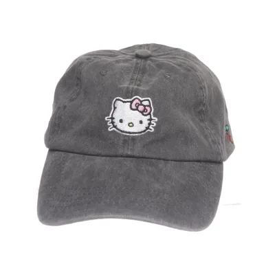 Baseball cap (Gray) from Hello Kitty by Sanrio Cotton, Viscose