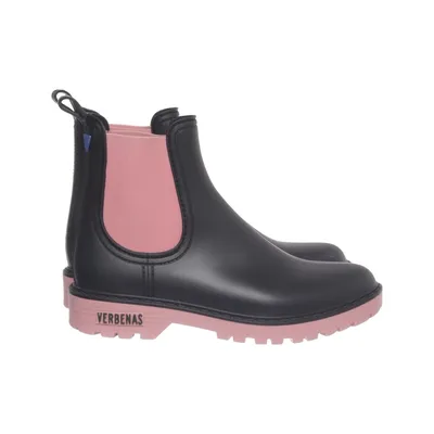 Låga gummistövlar (Svart, Rosa) från Verbenas