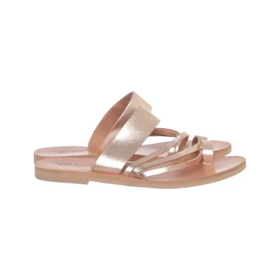 Sandals (Gold, Brown) from Tsakiris Mallas Leather