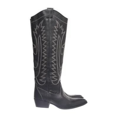 Cowboy boots (Brown, White) from Edited