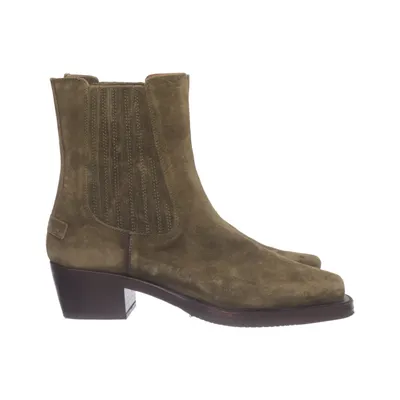 Chelsea boots (Groen) van Shabbies Leer