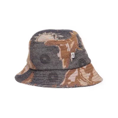 Bucket hat (Bruin, Blauw) van Wood Wood