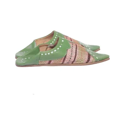Slippers (Groen, Meerkleurig) van Vrai Cuir Leer