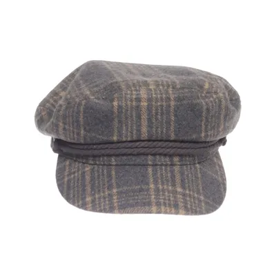 Flat cap (Gray, Brown, Multicolored) from Brixton Polyester, Wool