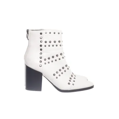 Heeled boots (White, Gray) from Star Collection