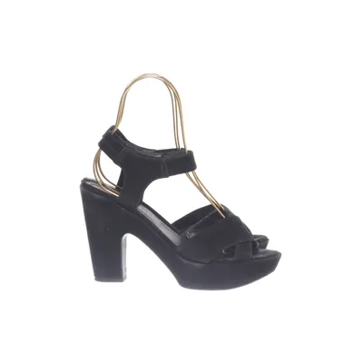 High heel sandals (Black) from Gardenia Copenhagen Suede