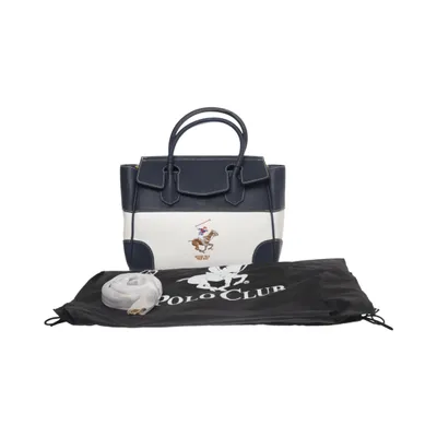 Shoulder-bag (Blue, White) from Beverly Hills Polo Club Polyester, Polyurethane