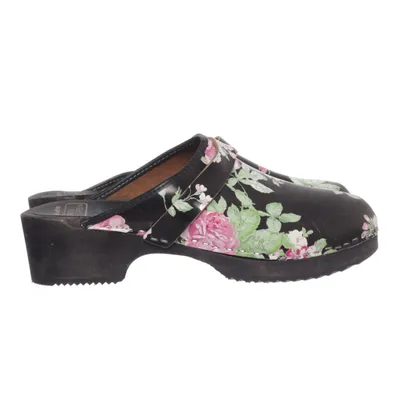 Träskor (Svart, Rosa, Grön) från Moheda Toffeln Skinn