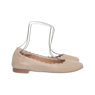 Ballerinasko (Beige) fra Billi Bi Læder