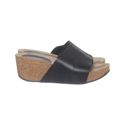 Chaussure compensées (Noir, Beige) de Leone Cuir