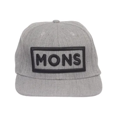 Casquette de baseball (Gris) de Mons Royale Acrylique, Laine