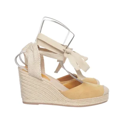 Chaussure compensées (Jaune, Beige) de Graceland Cuir