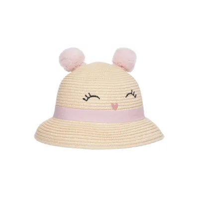 Stråhat (Beige) fra Bijou Brigitte Polyester