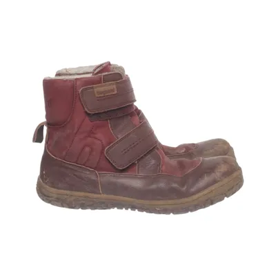 Curling boots (Red) from Bisgaard Leather, Wool