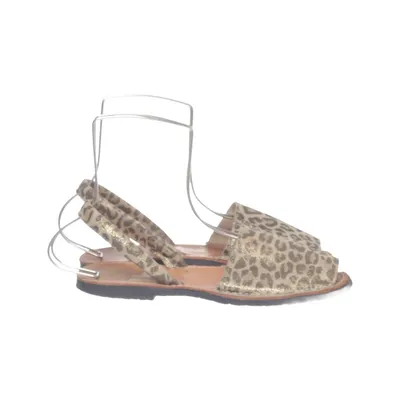 Sandales (Beige, Multicolore) de Clou Cuir