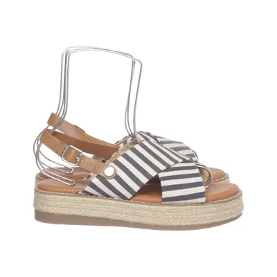 Sandales (Bleu, Blanc, Marron) de Graceland Cuir