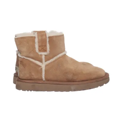 Enkellaarzen (Classic Mini Spill Seam) van UGG Suède, Wol