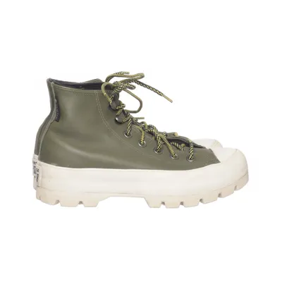 Laced boots (Green) from Converse Leather