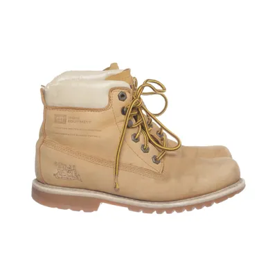 Bottes à lacets (Beige) de Caterpillar Cuir