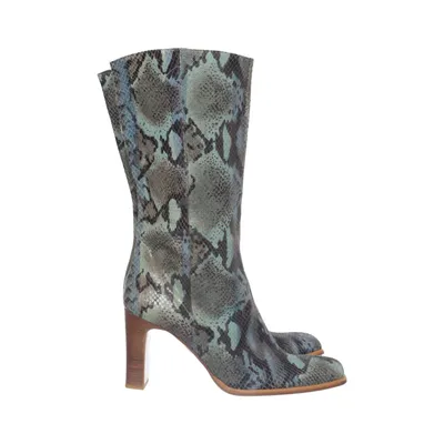 Laarzen (Blauw, Meerkleurig) van Sacha Leer