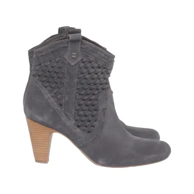 Bottes à talons (Gris) de Jette Cuir
