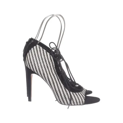Højhælede sandaler (Sort, Hvid) fra Zara Basic Collection