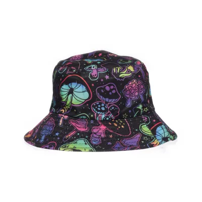 Bucket hat (Black, Multicolored)