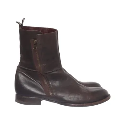 Ankle boots (Brown) from Riccardo Cartillone Leather