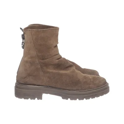 Ankle boots (Brown) from Lazamani Leather