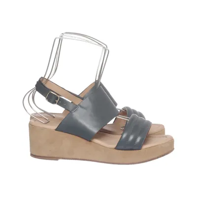 Wedges (Blue, Beige) from 2Me Leather