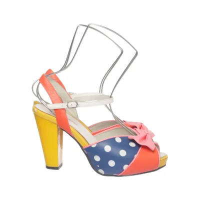 High heel sandals (Multicolored) from Lola Ramona Leather