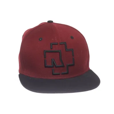 Casquette de baseball (Rouge, Noir) de Rammstein Acrylique, Laine
