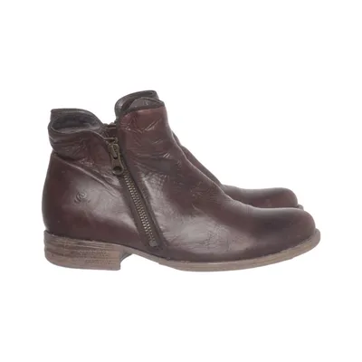Ankle boots (Brown) from Rosa Negra Leather