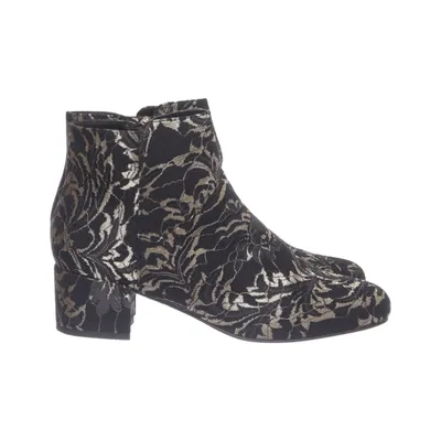 Bottes à talons (Noir, Or) de Xit