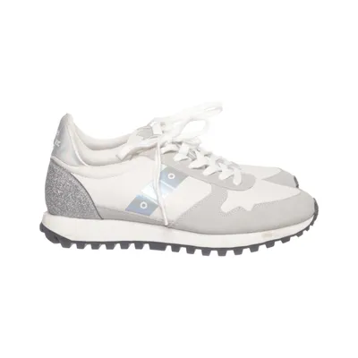 Sneakers (White, Gray) from Blauer Leather