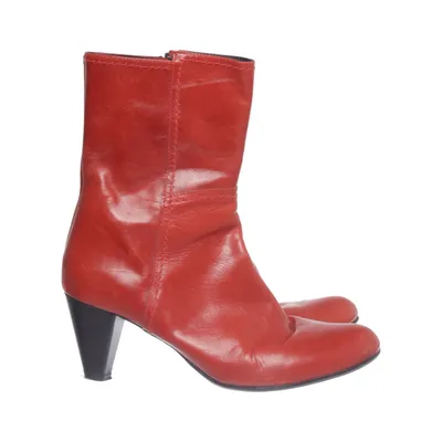 Heeled boots (Red) from Frövi Leather