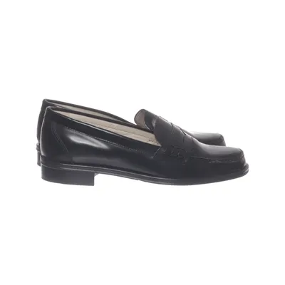 Loafers (Zwart) van Ettore Adriano Leer