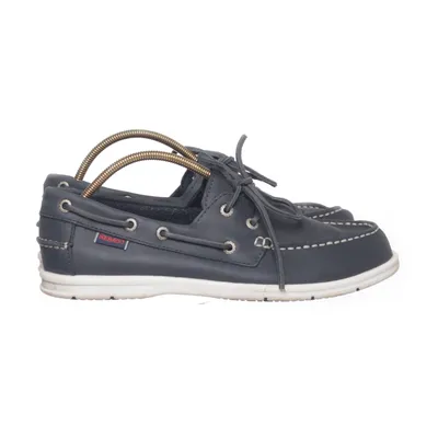 Bootschoenen (Blauw) van Sebago Leer