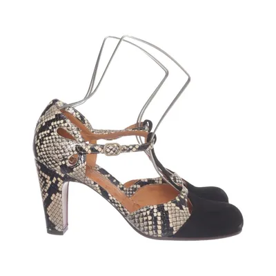 Sandales à talons hauts (Noir, Beige, Multicolore) de Chie Mihara Cuir
