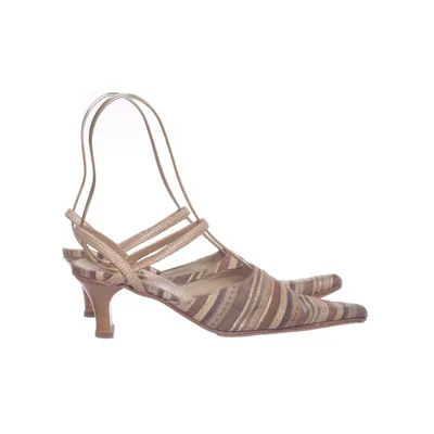 Højhælede sandaler (Beige, Guld, Brun) fra Pelle Pelle