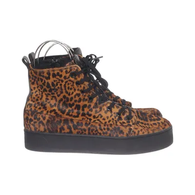 Laced boots (Brown, Black, Multicolored) from Hub Leather