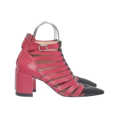 Sandales à talons hauts (Rose, Noir) de AGL Cuir