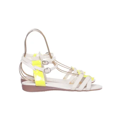 Sandals (White, Yellow) from Hot Spot