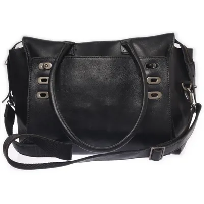 Handväska (Svart) från Royal Republiq Polyester, Skinn