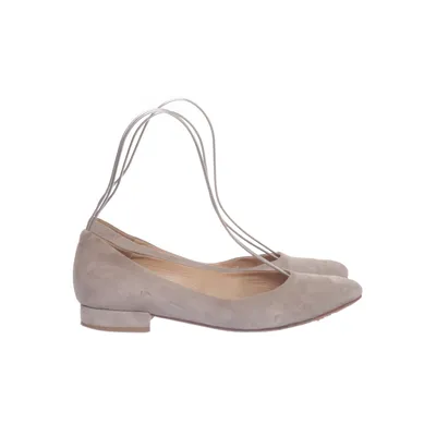 Ballerinaskor (Grå) från Heelow Skinn, Mocka